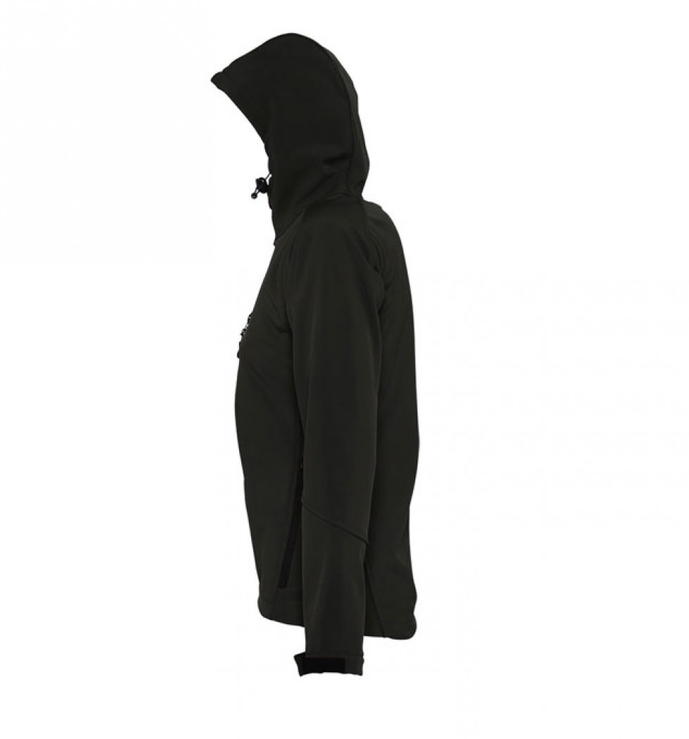 Ladies hooded softshell jacket