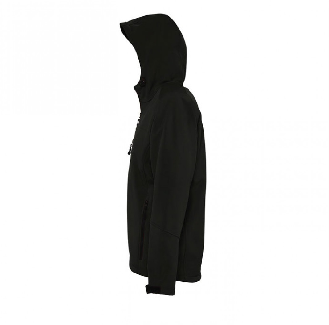 Men's hooded softshell jacket
