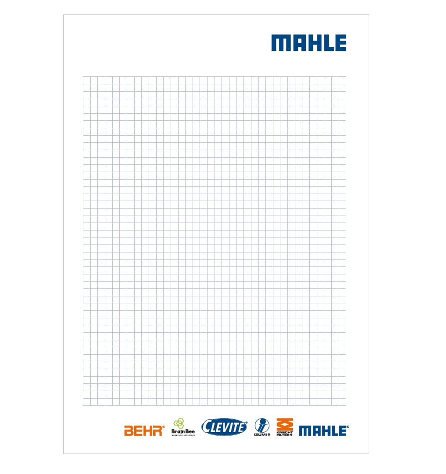 MAHLE Writing pad A4