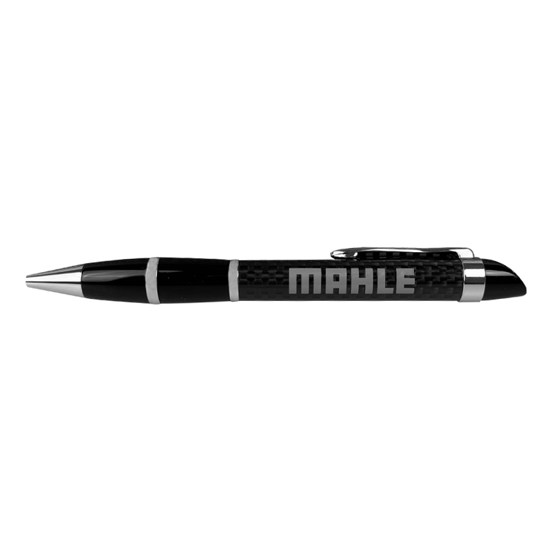 Carbon fiber metal twist ball pen in case